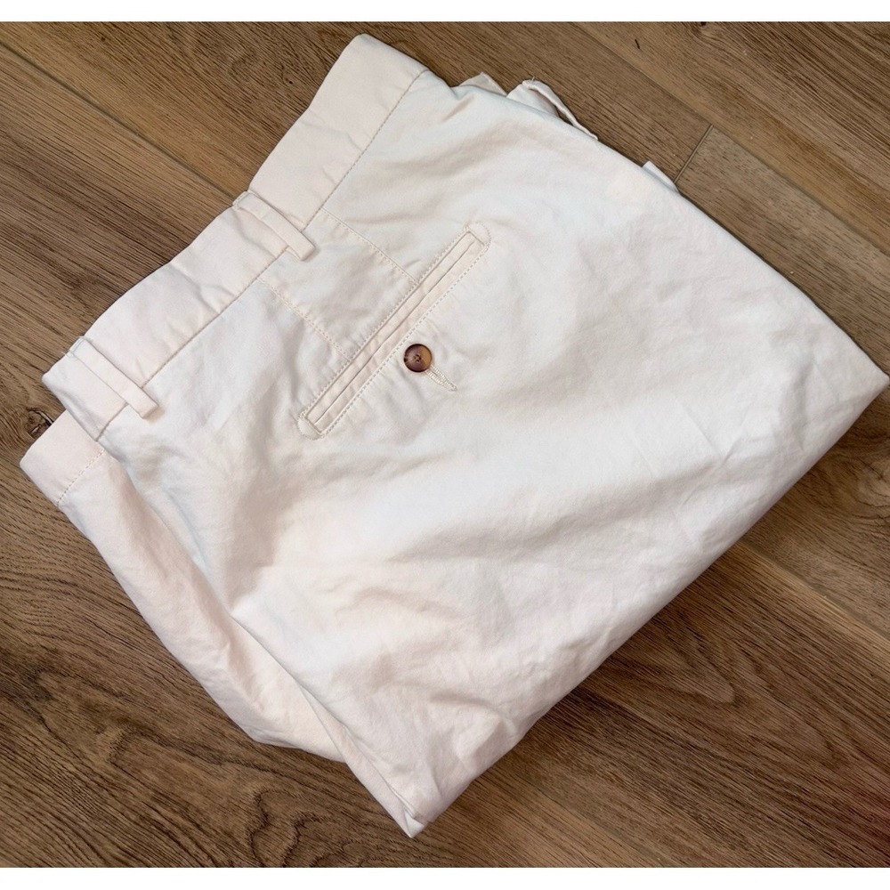 Peter‎ Millar Chino Shorts Mens 44 Khaki Pima Cotton Golf Casual 8" Beige